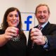 Sonia Flynn and Enda Kenny at Facebook EMEA HQ Dublin’s Docklands